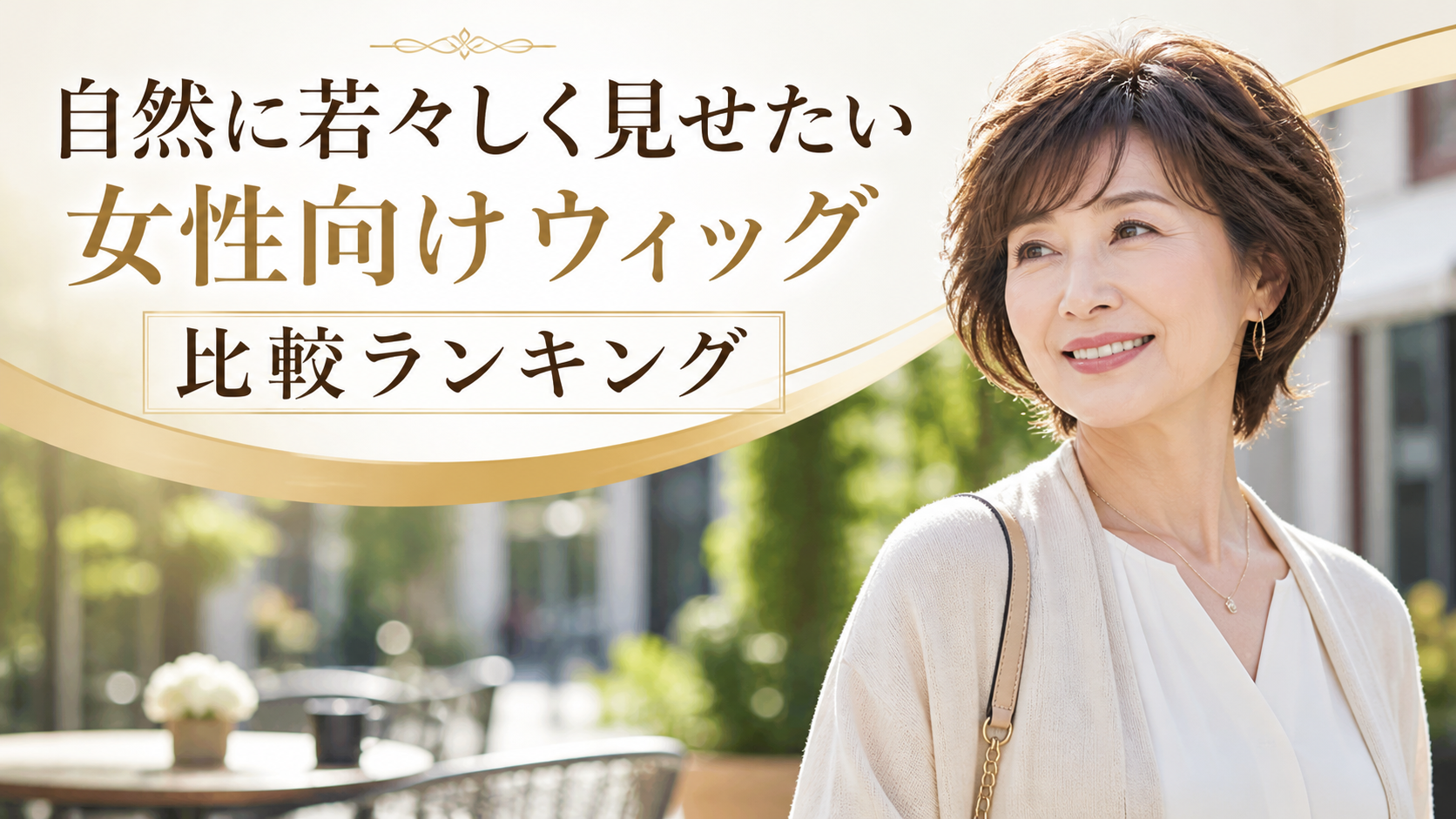 自然に若々しく見せたい女性向けウィッグ比較ランキング|アデランスが選ばれる理由とは